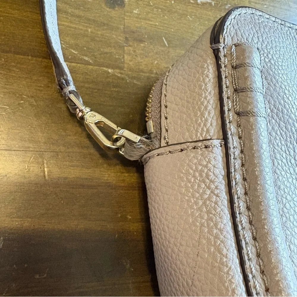 Kate Spade Orchard Street Arla Cityscape Gray Crossbody Tassel Travel Classic